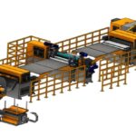 Coil Slitting Line Technical Layout Drawing